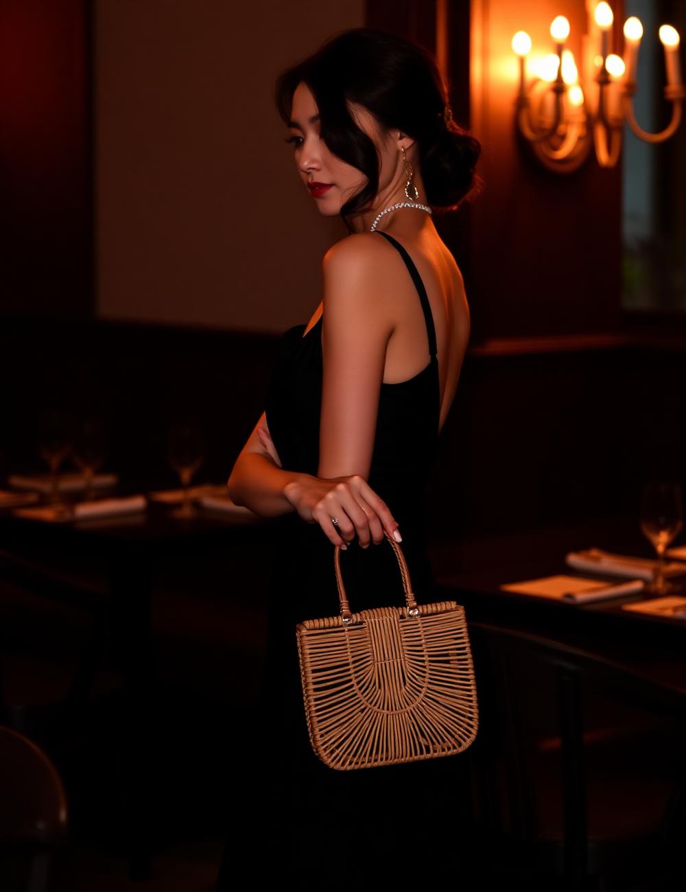 Evening styling with a Knotela bag