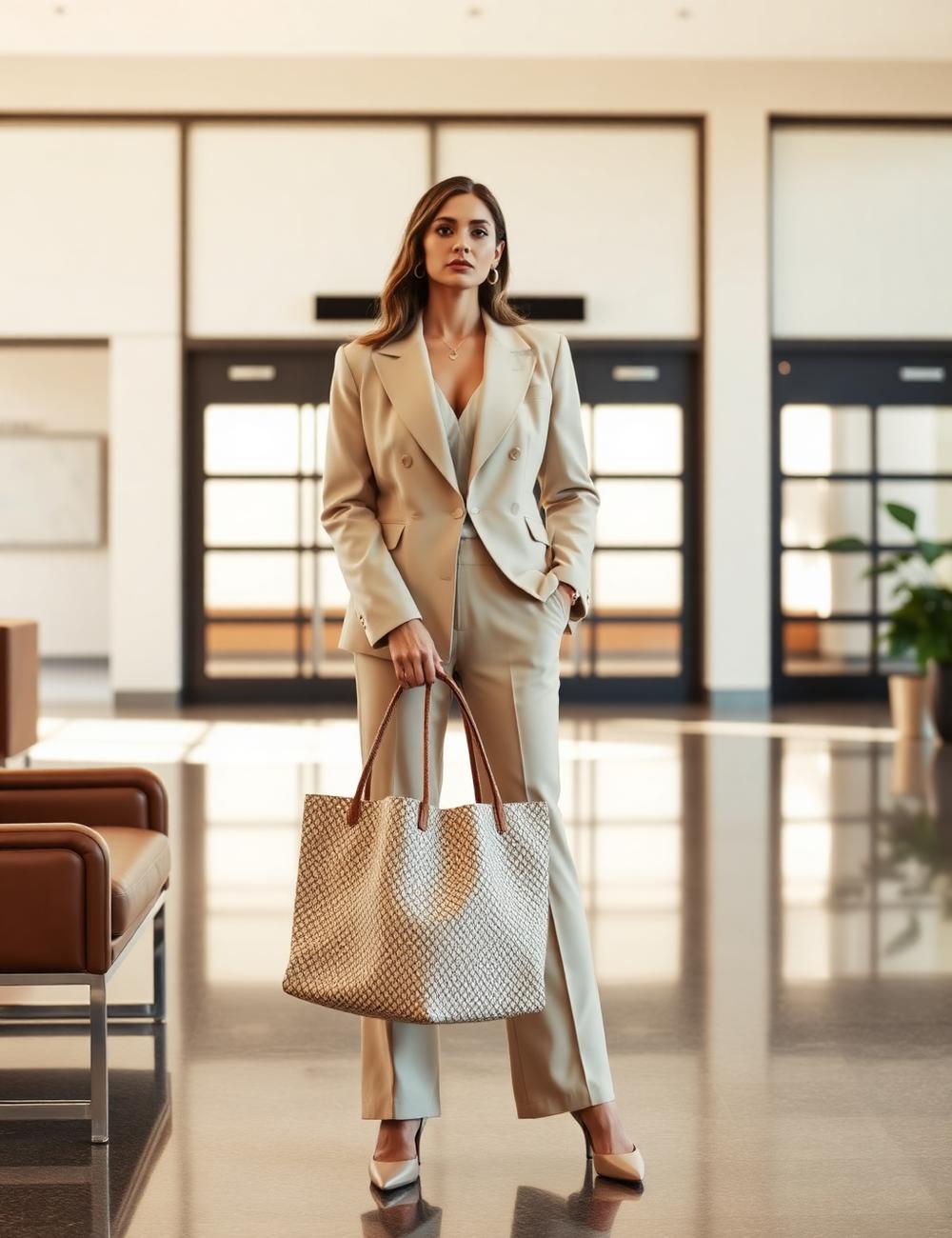 Work styling with a Knotela bag